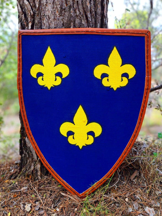 Escudo medieval funcional Francés (Buhurt, LARP)